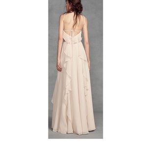 White by Vera Wang Chiffon Dress